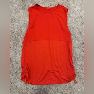 Red Fabletics muscle tee